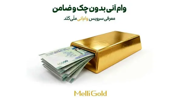 وام آنی بدون چک و ضامن؛ معرفی سرویس وام آنی ملی گلد