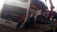 اولین فیلم از حال و روز خبرنگاران حادثه در واژگون اتوبوس