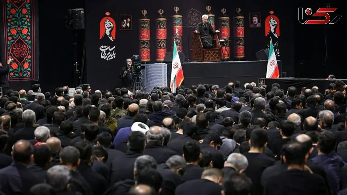 عزاداری  شب تاسوعا در جوار قتلگاه رهبر شهید انقلاب برگزار شد 
