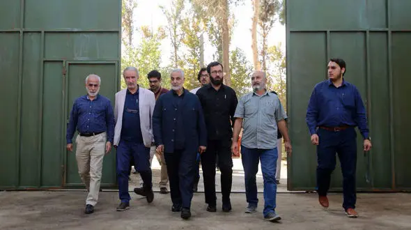 حضور سردار سلیمانی در  یک فیلم سینمایی+تصاویر