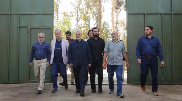 حضور سردار سلیمانی در  یک فیلم سینمایی+تصاویر