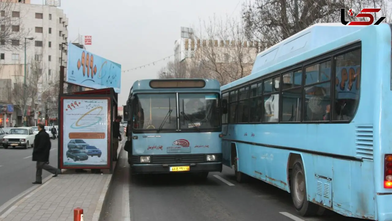 برخورد اتوبوس شرکت واحد با عابر پیاده 