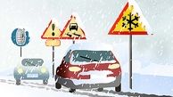 راهکارهای کنترل خودرو هنگام سرخوردن روی برف + اینفوگرافی