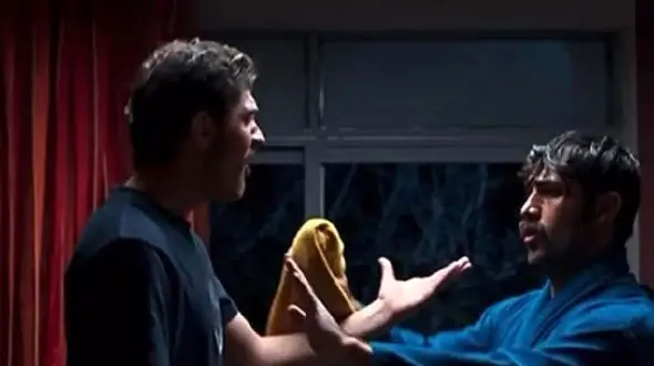 فیلم آواز شاد/ باورت نمیشه این امیرحسین فتحی که اینطوری با این ابهت و قد میرقصه در خفا