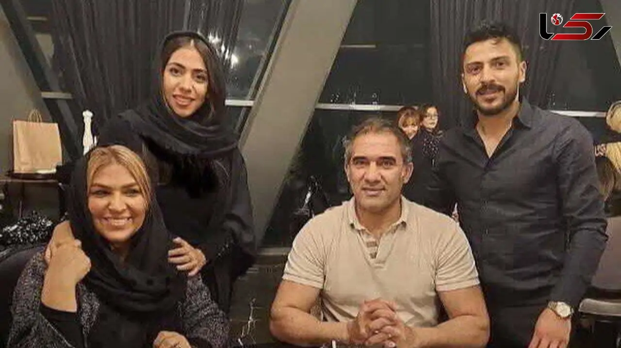 عکس ها / نگاهی به جشن عروسی باشکوه دختر دهه شصتی عابدزاده، عقاب آسیا /  داماد کم سن و سال و  دخترش که لباس دروازبانی پوشیده تو فیلم عروسی