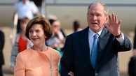 عکس / آبروریزی همسر پادشاه عربستان در دیدار با همسر بوش