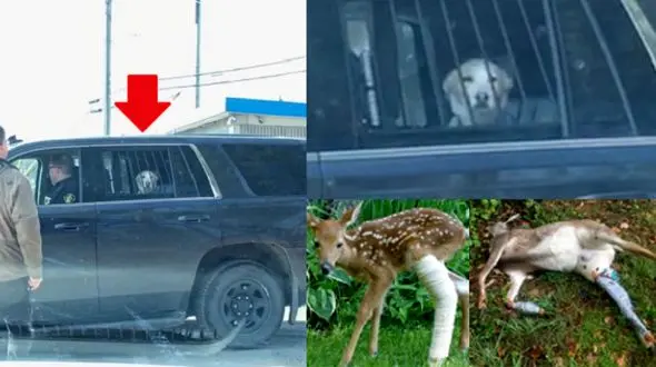 یک سگ را دستگیر کردند + تصاویر جالب