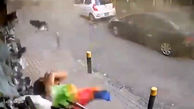 لحظه انفجار بیروت از نگاه یک دوربین مداربسته + فیلم