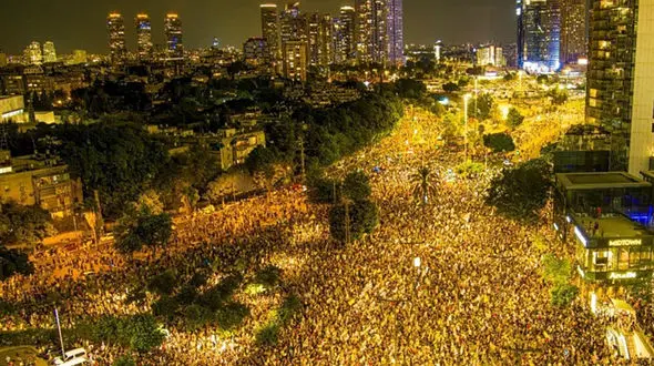 حمله 2023 حماس به اسرائیل / بزرگترین اعتراضات در اسرائیل پس از 7 اکتبر 2023 