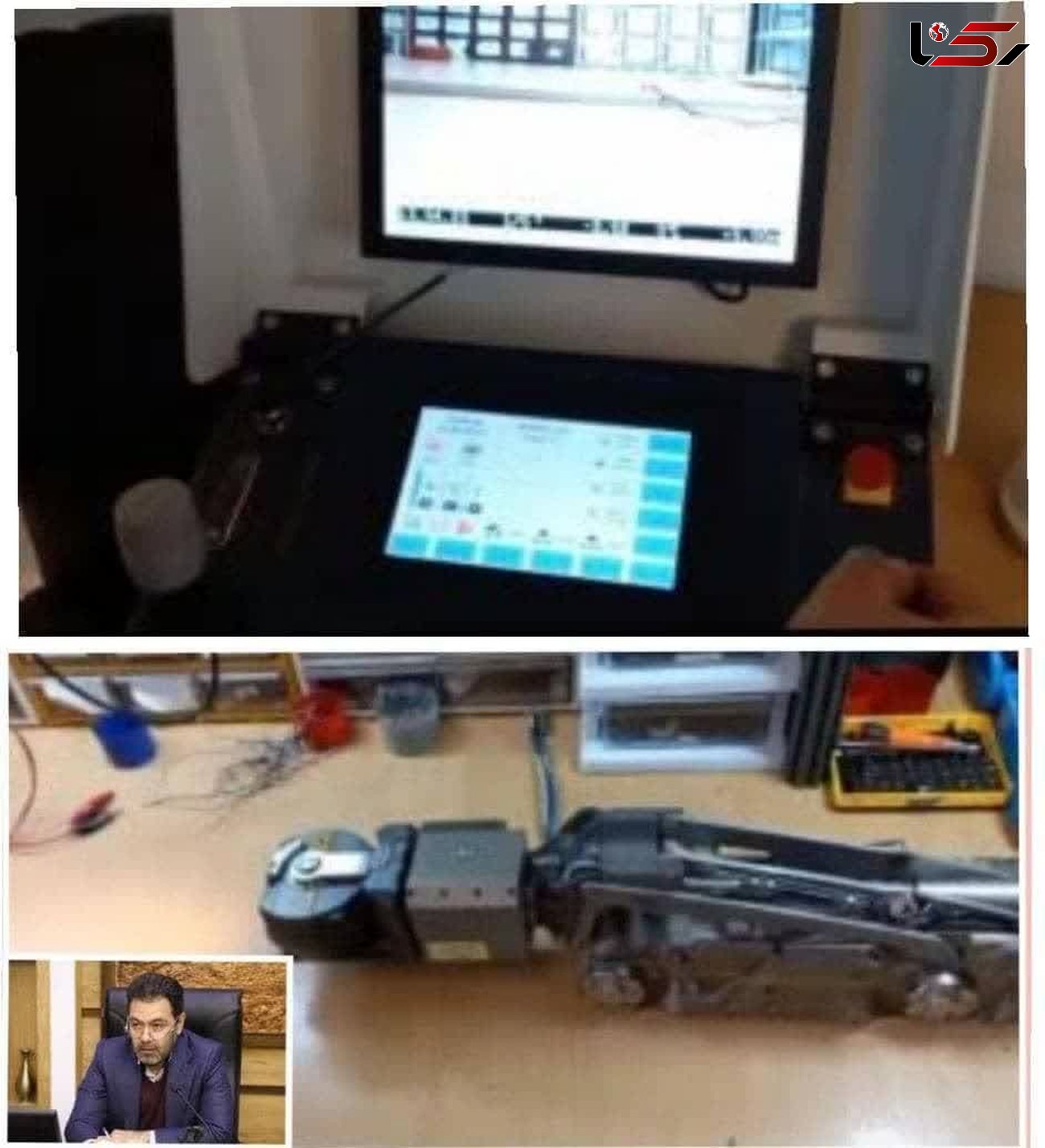تعمیر و بروزرسانی ربات ویدئومتری شبکه های فاضلاب ساخت آلمان توسط متخصصان ایرانی