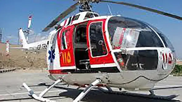 امداد هوایی کودک ۸ ساله یاسوجی را نجات داد! / ۷۰ درصد سوختگی داشت