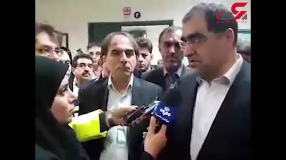 وزیر بهداشت از بیمارستان آیت طالقانی کرمانشاه بازدید کرد + فیلم