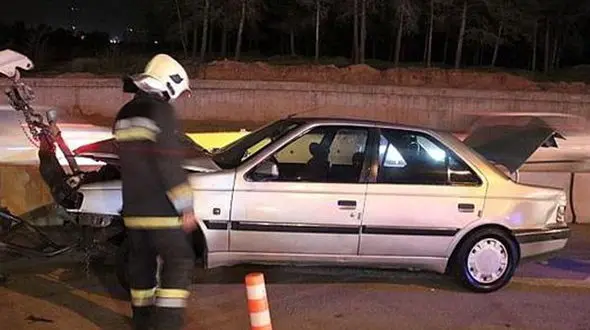 تصادف زنجیره ای مرگبار در نی ریز