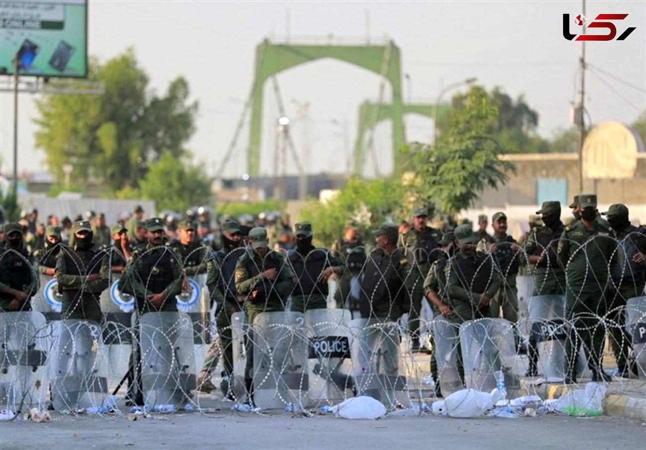 درگیری نیروهای امنیتی با معترضان در بغداد /  جان باختن 3  نفر و زخمی شدن 160 نفر دیگر