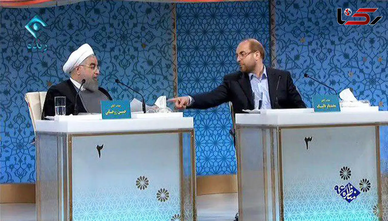 بخش سوم مناظره انتخاباتی ریاست جمهوری با درگیری لفظی روحانی و قالیباف خاتمه یافت + فیلم