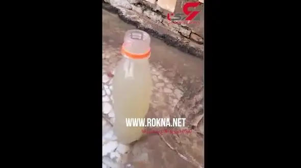 آب شرب نسکافه‌ای در شهرک قائم + فیلم 