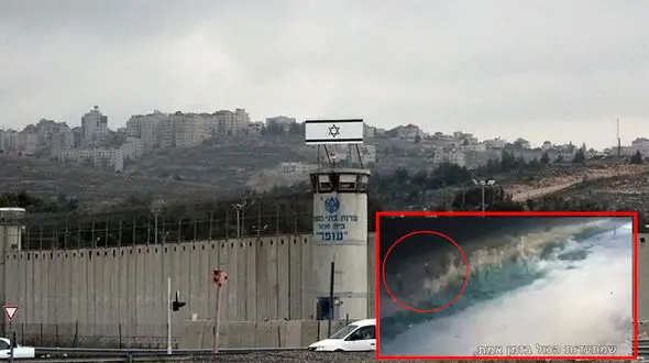 اولین فیلم  از فرار 6 اسیر فلسطینی در زندان جلبوع + فیلم