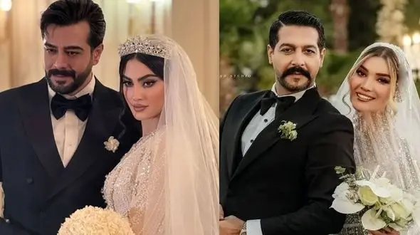 عکس ها / نگاهی به  سلیقه 4 عروس و داماد سینمای ایران در انتخاب کارت عروسی : مریم مومن و سهیل قاصدی، کامران تفتی و متین ستوده، محمد نادری و الناز خانوم، آرام جعفری و بابک انصاری