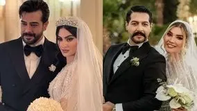 عکس / مروری بر سلیقه جذاب 4 نو عروس و داماد سینمای ایران در انتخاب کارت عروسی : مریم مومن و سهیل قاصدی، کامران تفتی و متین ستوده، محمد نادری و الناز خانوم، آرام جعفری و بابک انصاری
