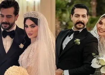 عکس ها / نگاهی به  سلیقه 4 عروس و داماد سینمای ایران در انتخاب کارت عروسی : مریم مومن و سهیل قاصدی، کامران تفتی و متین ستوده، محمد نادری و الناز خانوم، آرام جعفری و بابک انصاری