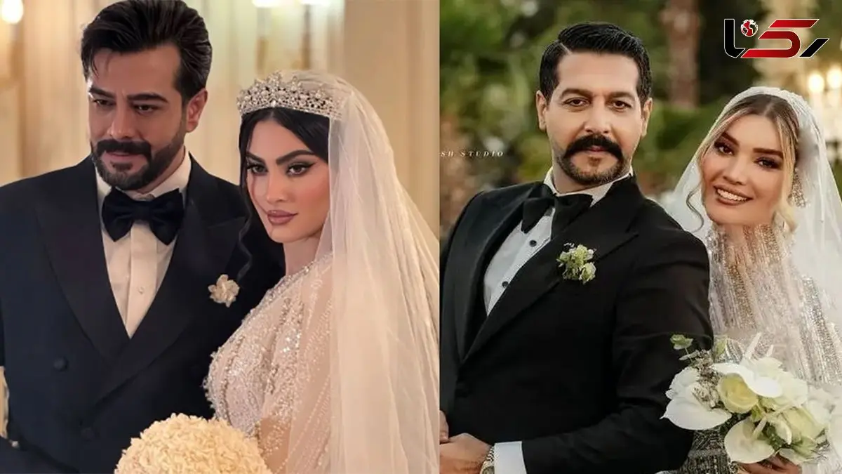 عکس ها / نگاهی به  سلیقه 4 عروس و داماد سینمای ایران در انتخاب کارت عروسی : مریم مومن و سهیل قاصدی، کامران تفتی و متین ستوده، محمد نادری و الناز خانوم، آرام جعفری و بابک انصاری