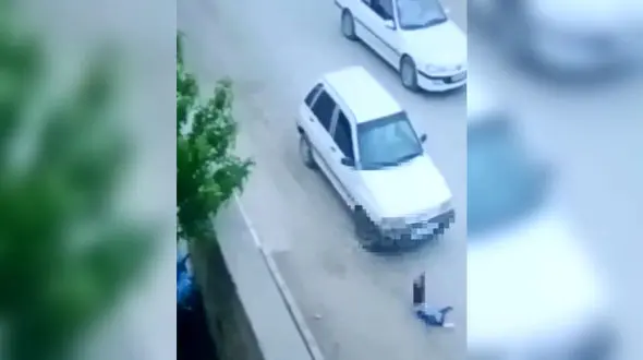 فیلم تصادف دلخراش پراید با کودک در سه‌گرکان