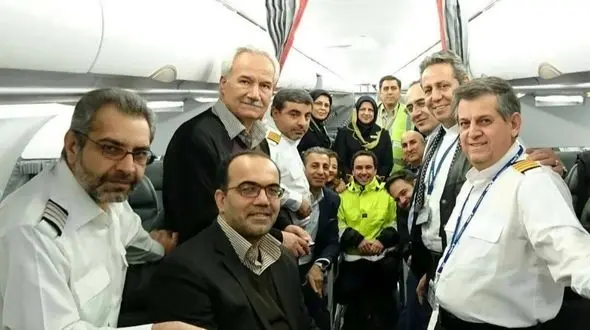 خلبانان و مهمانداران جدیدترین ایرباس ایران را ببینید+عکس