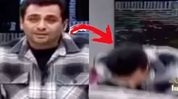 فیلم لحظه بی هوشی مجری ایرانی در برنامه زنده ! /  با سر روی زمین افتاد !