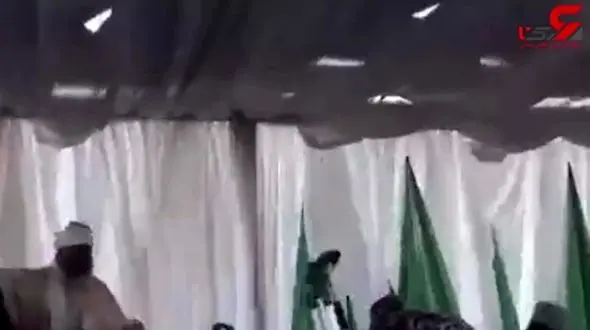 حادثه ای تکاندهنده هنگام شعار دادن نامزد انتخاباتی+ فیلم