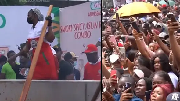 از قابلمه غول‌ پیکر تا رکورد جهانی؛ ماجرای یک آشپزی حیرت‌ انگیز / فیلم