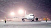 بارش برف و کولاک پروازهای فرودگاه ایلام را تعطیل کرد
