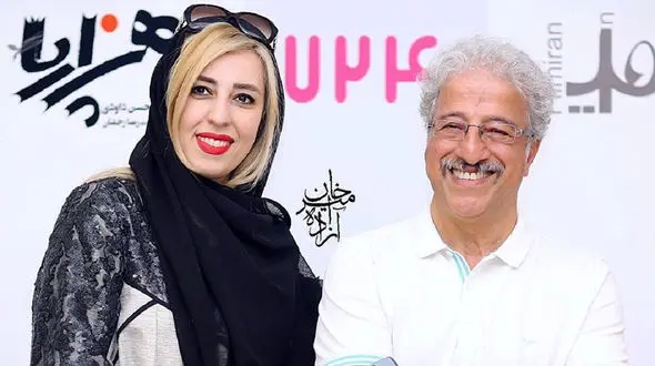 عکس های مراسم عروسی علیرضا خمسه و مروارید پورشفیقی» در سال 1373 ! / فاصله سنی زیاد زندوم با کمدین مشهور !