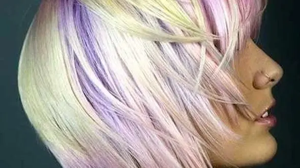 رنگ موی پاستیلی مد جدید زنان