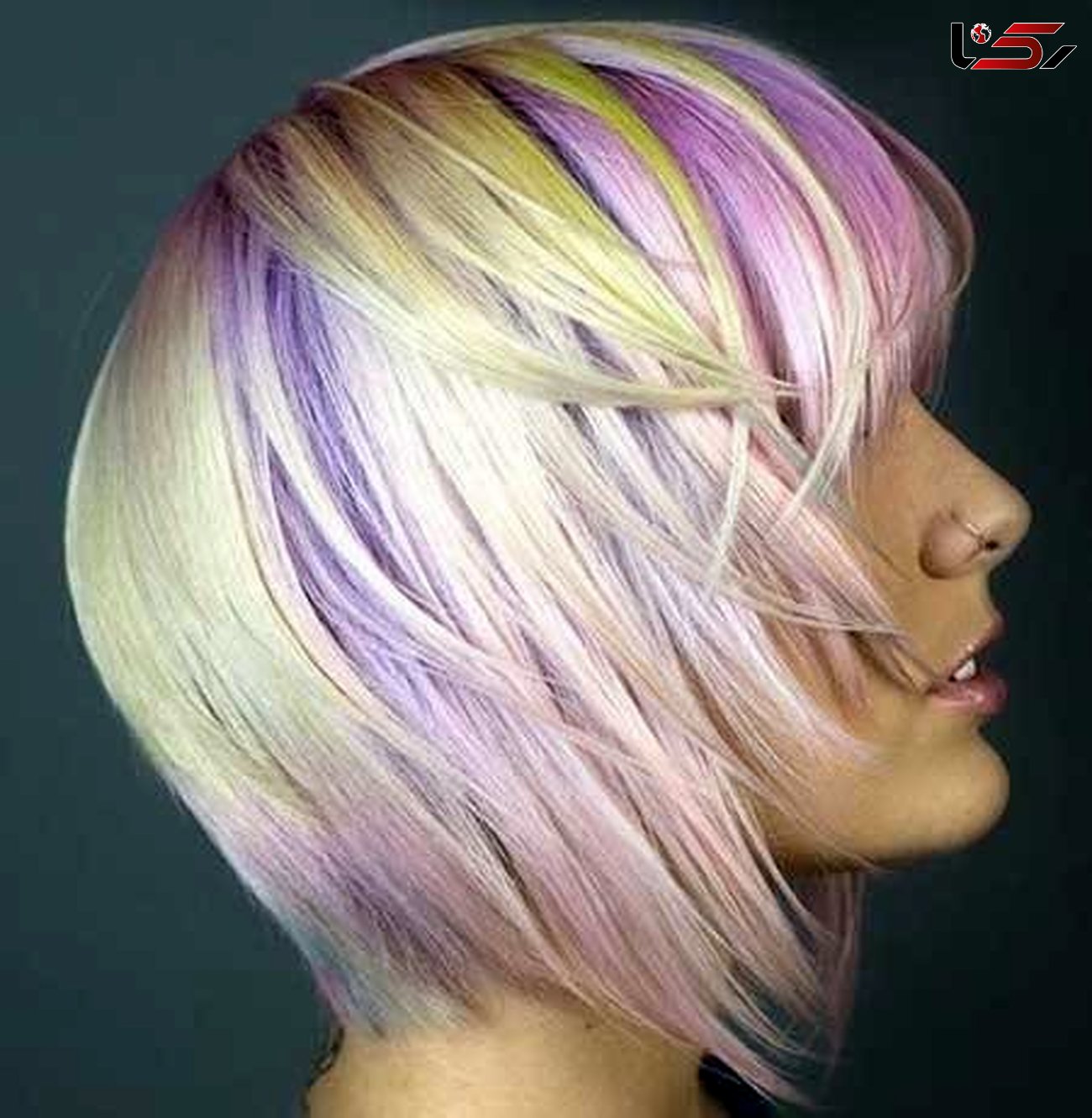 رنگ موی پاستیلی مد جدید زنان