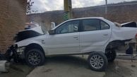 مچاله شدن محکم ترین خودروی ساخت ایران در تصادف با تیر برق + تصاویر عجیب