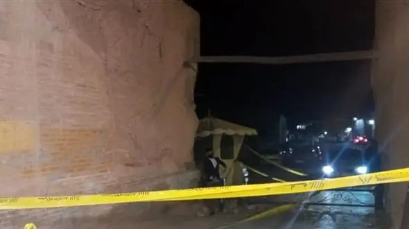 حادثه در میدان نقش جهان اصفهان / دیوار فروریخت + عکس