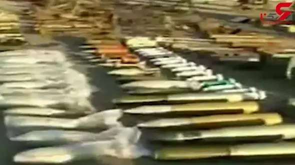 کشف مهمات اسرائیلی از انبارهای تروریست‌ها در حومه شهرهای درعا و قنیطره + فیلم 