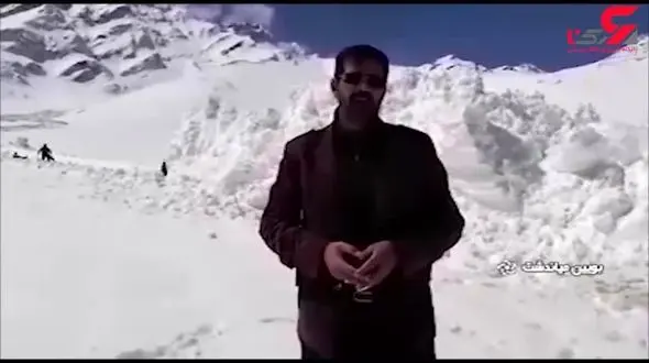 سرچشمه زیر بهمن دفن شد/ سقوط بهمن‌های سهمگین ۴ متری در خوانسار + فیلم