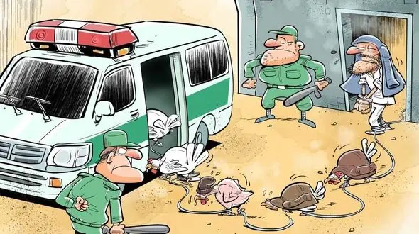 بازداشت مرغ‌های معتاد / در خراسان رخ داد