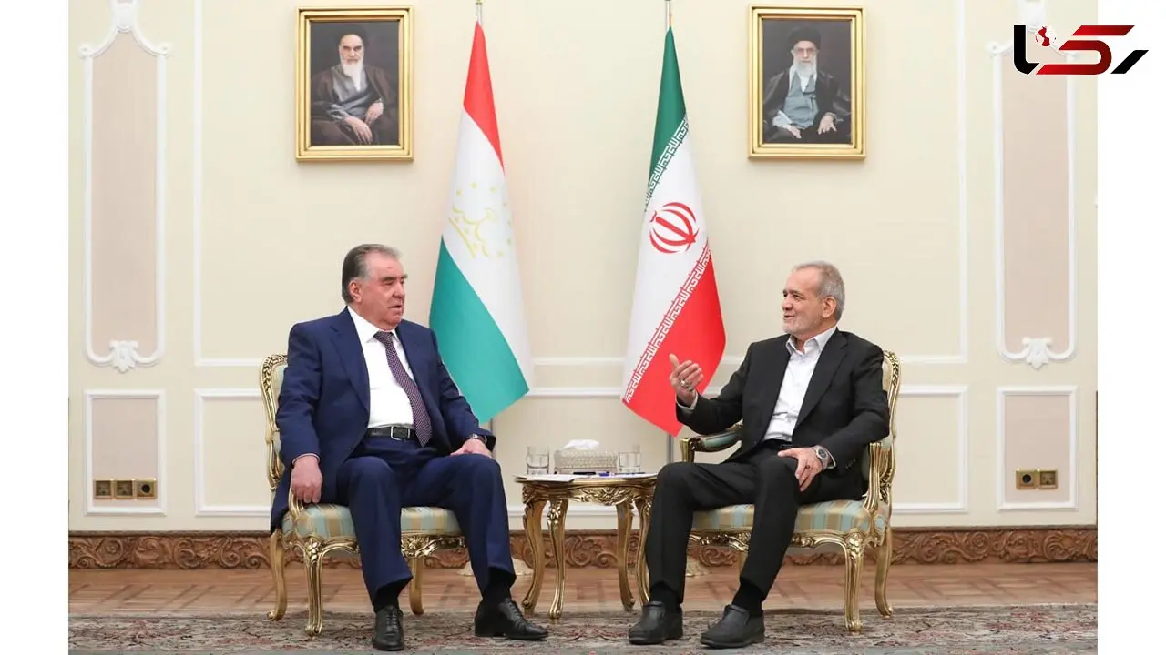 پزشکیان: روابط ایران و تاجیکستان متکی بر پیوندهای عمیق تاریخی است/ امامعلی رحمان: خواهان استفاده از تجربیات ایران در همه زمینه‌ها هستیم