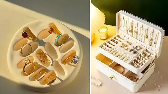 جا جواهری مدرن برای دختران امروزی؛ سبکی جدید در نگهداری اکسسوری‌ ها