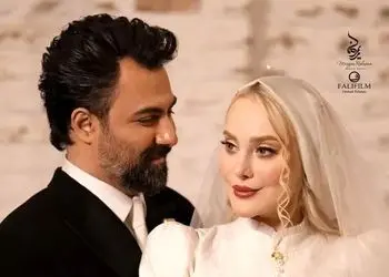 عکس / آرام جعفری تازه عروس سینما عاشقانه به بابک انصاری :  رفیق راه زندگیم  ...به آقاییت ...به قدرت و توان .... به وجود نابت و ....
