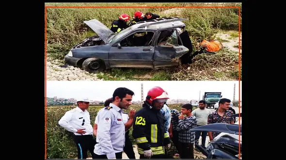 فرار عجیب راننده لندکروز از صحنه تصادف مرگبار در گرگان + عکس