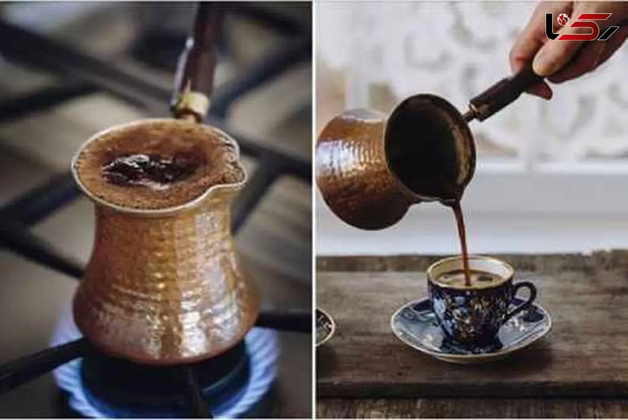 طرز تهیه قهوه ترک با قهوه جوش