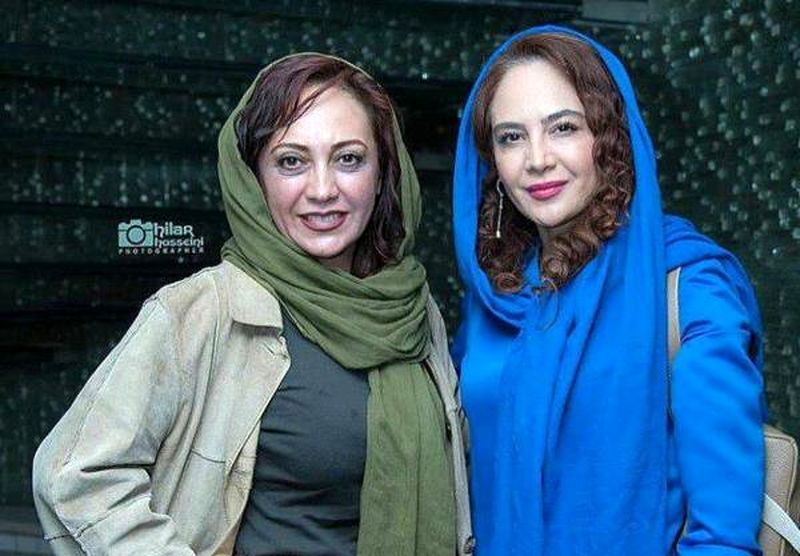 شیرین بینا و مادرش