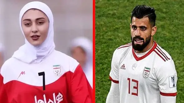 حمله دختر جذاب فوتبال ایران به رسوایی اتوبوس تیم ملی ! + عکس و فیلم