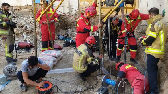 مرگ دردناک دوست فداکار / او در چاه 35 متری جان باخت