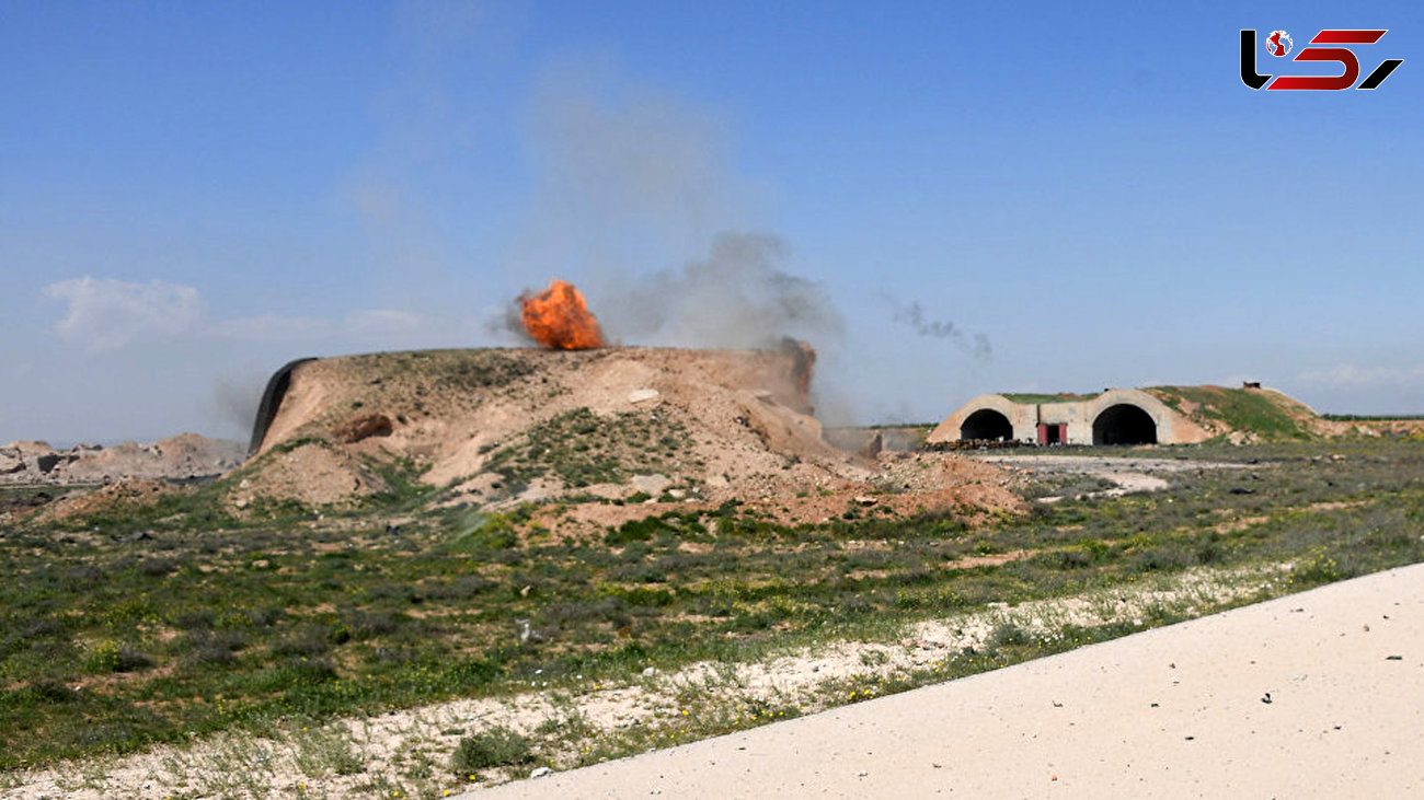 حمله موشکی به فرودگاه تیفور در استان حمص 