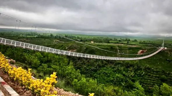 طراحی خلاقانه بلندترین پل راه آهن در اردبیل