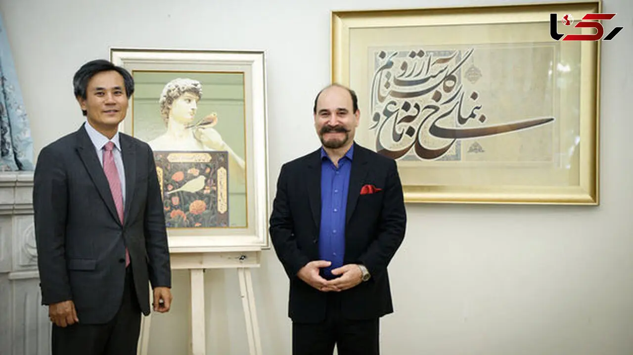 آثار هنرمند ایرانی در منزل سفیر کره جنوبی +عکس 